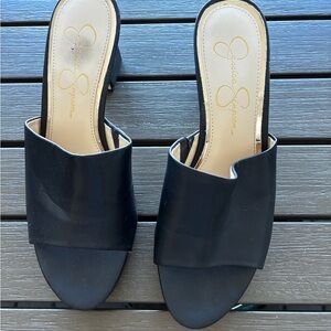 Jessica Simpson Black Women's Mules